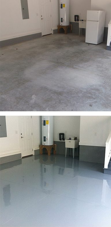 concrete-polishing-before-after-2-Amarillo-TX Concrete floor polishing results from Amarillo DryCarpet